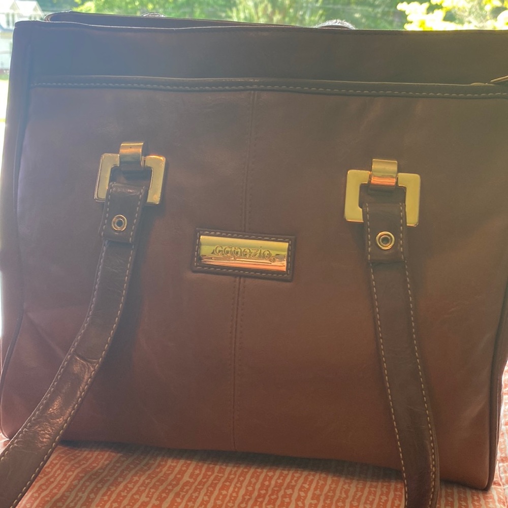 Capezio large purse, leather look and feel